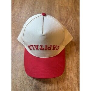 Capitals Hockey Upside Down 2025 SGA Snapback Hat Cap Coyote